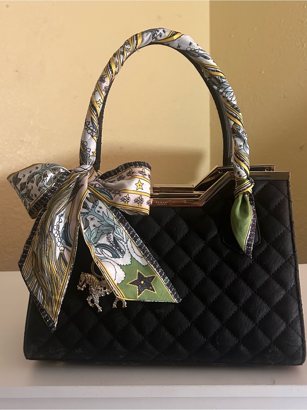 2in1 Le Monde Bee Twilly Purse Scarf